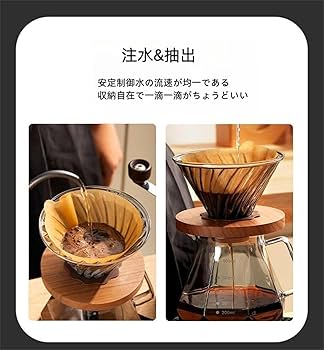 Amazon | LOOPO コーヒーミル 手動 コーヒー ミル セットドリップ